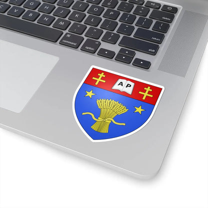 Blason ville ca La Pocatière Québec (Canada) (Coat of Arms) STICKER Vinyl Kiss-Cut Decal - The Sticker Space