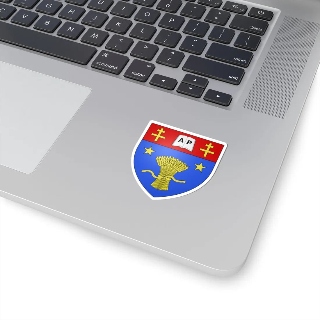 Blason ville ca La Pocatière Québec (Canada) (Coat of Arms) STICKER Vinyl Kiss-Cut Decal - The Sticker Space