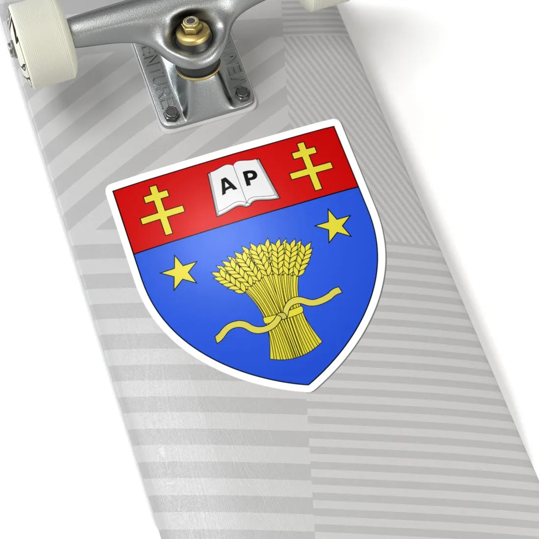 Blason ville ca La Pocatière Québec (Canada) (Coat of Arms) STICKER Vinyl Kiss-Cut Decal - The Sticker Space