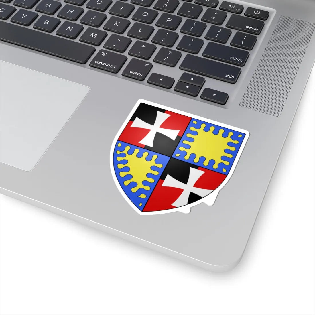 Blason ville ca La Sarre Québec (Canada) (Coat of Arms) STICKER Vinyl Kiss-Cut Decal - The Sticker Space
