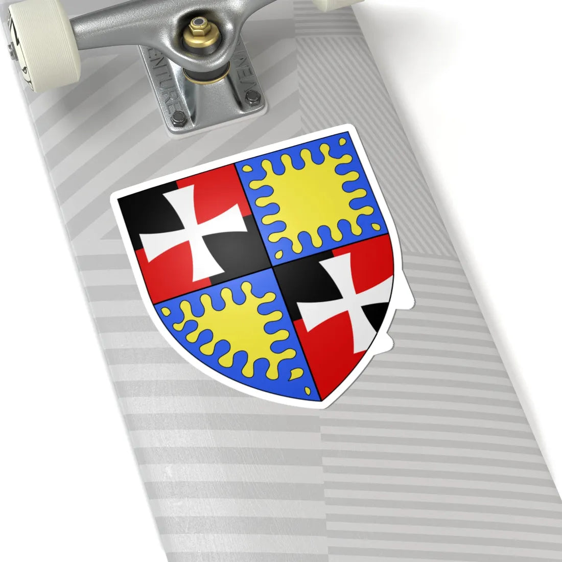 Blason ville ca La Sarre Québec (Canada) (Coat of Arms) STICKER Vinyl Kiss-Cut Decal - The Sticker Space