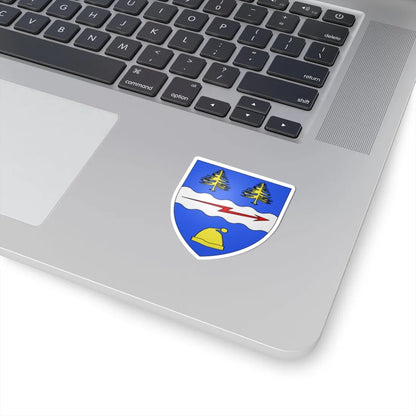 Blason ville ca La Tuque Québec (Canada) (Coat of Arms) STICKER Vinyl Kiss-Cut Decal - The Sticker Space