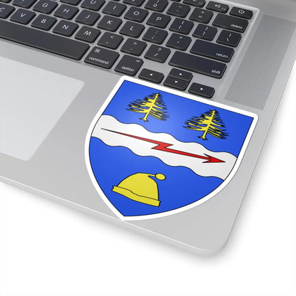 Blason ville ca La Tuque Québec (Canada) (Coat of Arms) STICKER Vinyl Kiss-Cut Decal - The Sticker Space