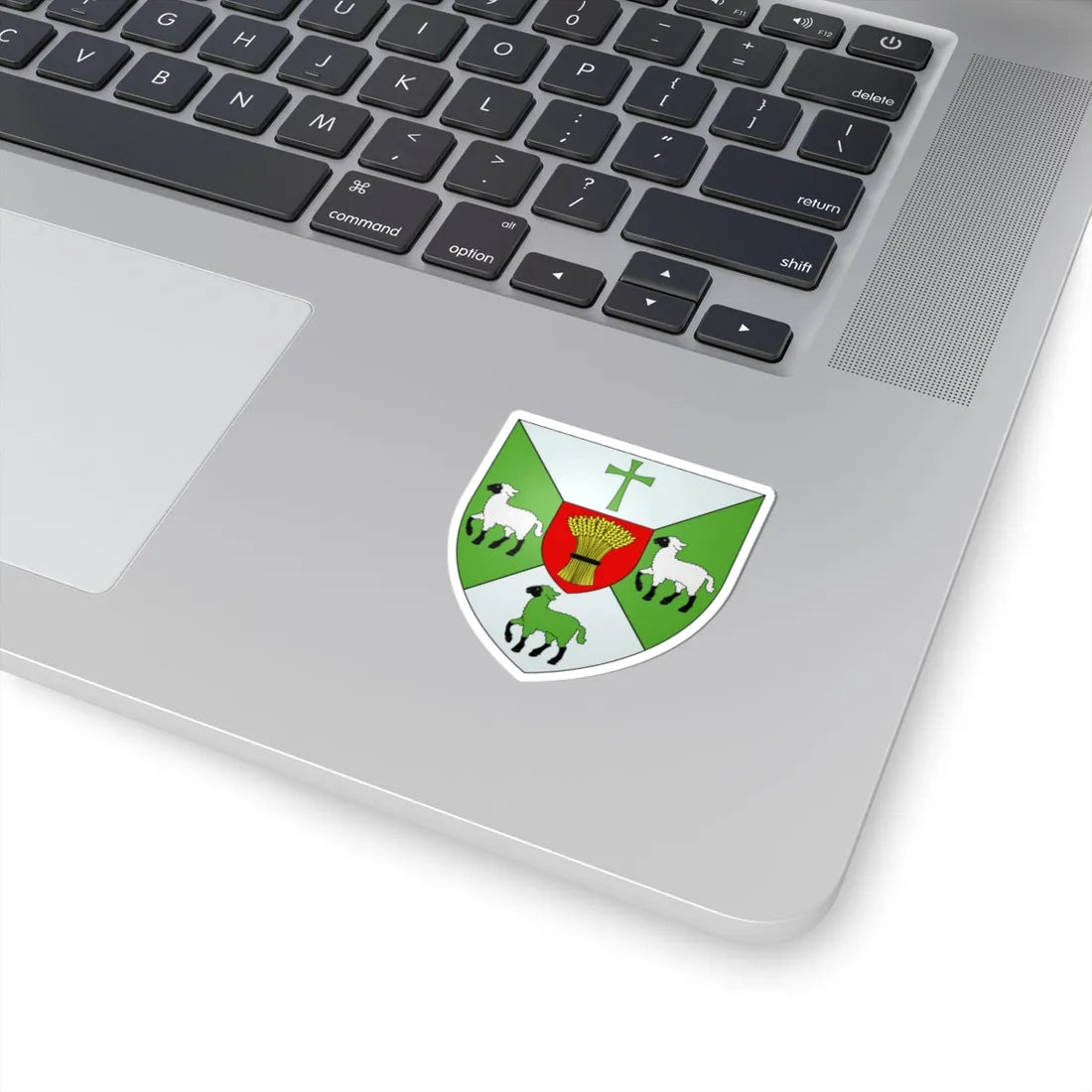 Blason ville ca Lambton Québec (Canada) (Coat of Arms) STICKER Vinyl Kiss-Cut Decal - The Sticker Space