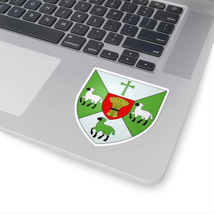 Blason ville ca Lambton Québec (Canada) (Coat of Arms) STICKER Vinyl Kiss-Cut Decal - The Sticker Space