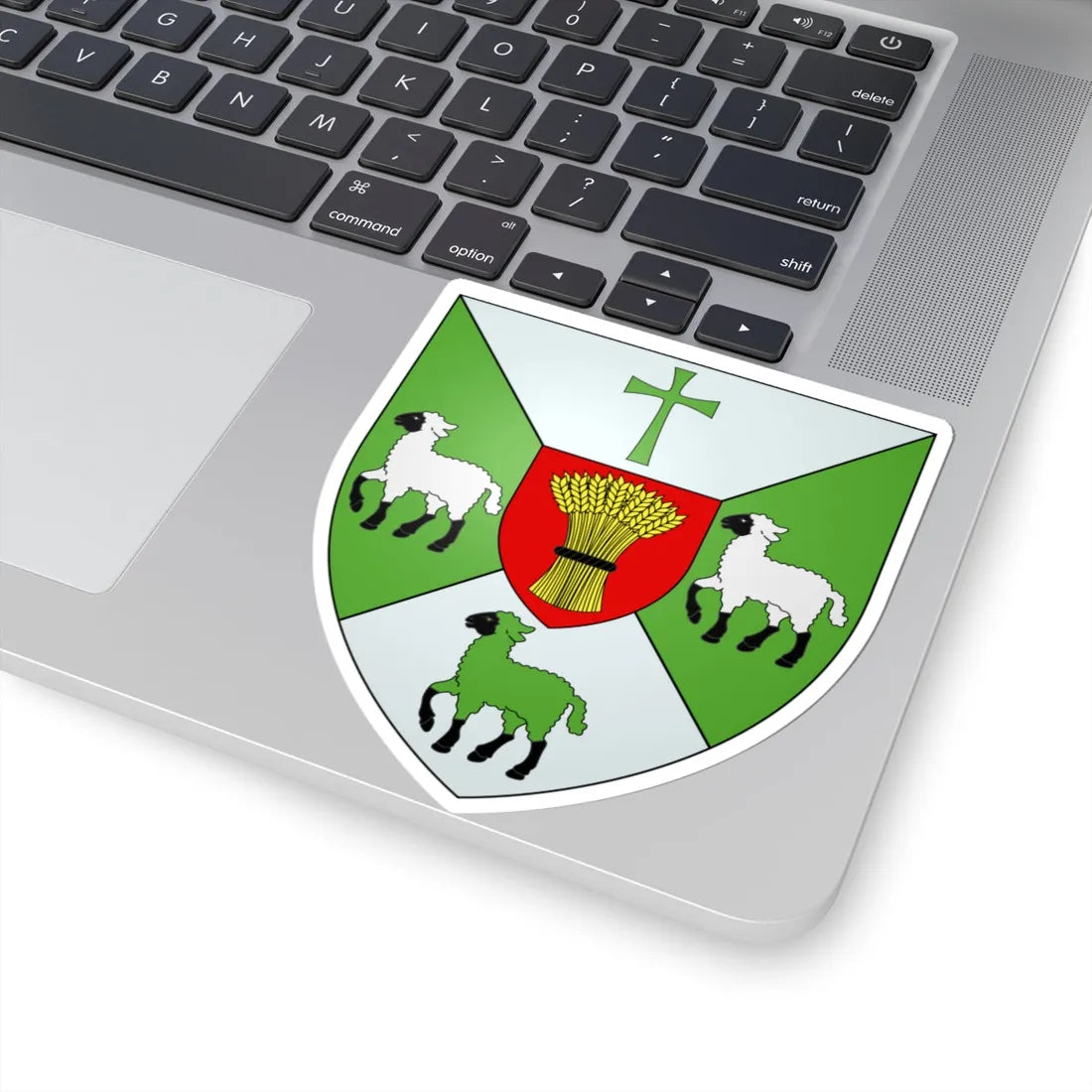 Blason ville ca Lambton Québec (Canada) (Coat of Arms) STICKER Vinyl Kiss-Cut Decal - The Sticker Space