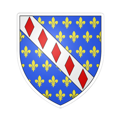 Blason ville ca Lanoraie (Canada) (Coat of Arms) STICKER Vinyl Kiss-Cut Decal 6 Inch White - The Sticker Space