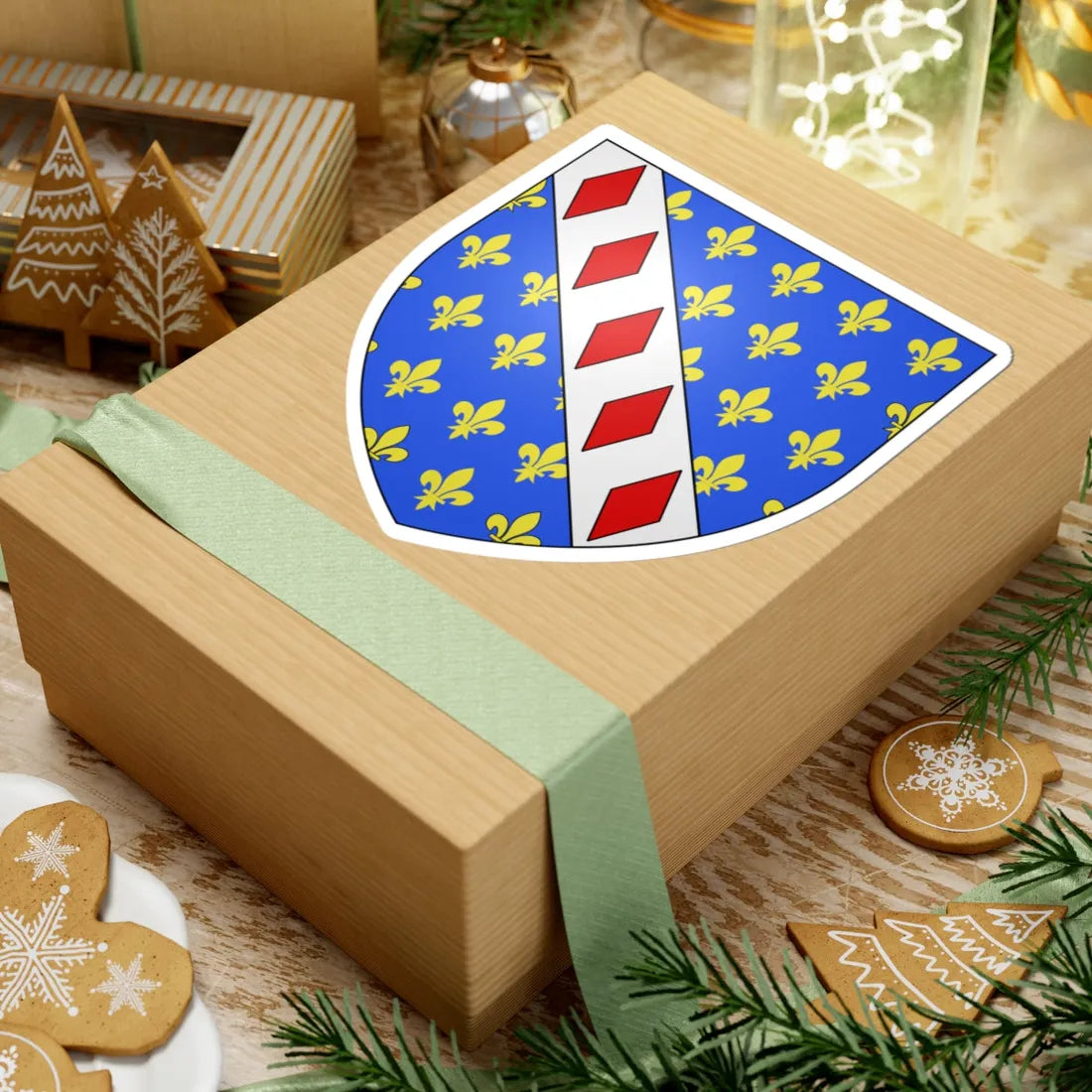 Blason ville ca Lanoraie (Canada) (Coat of Arms) STICKER Vinyl Kiss-Cut Decal - The Sticker Space