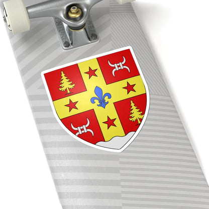 Blason ville ca Lebel-sur-Quévillon (Canada) (Coat of Arms) STICKER Vinyl Kiss-Cut Decal - The Sticker Space