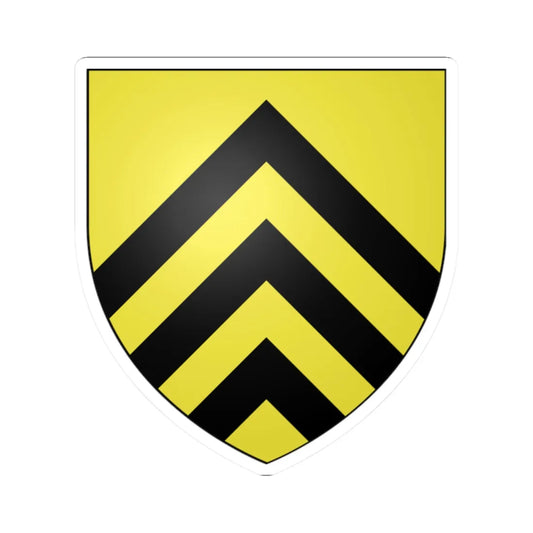 Blason ville ca Levis Québec (Canada) (Coat of Arms) STICKER Vinyl Kiss-Cut Decal 2 Inch White - The Sticker Space