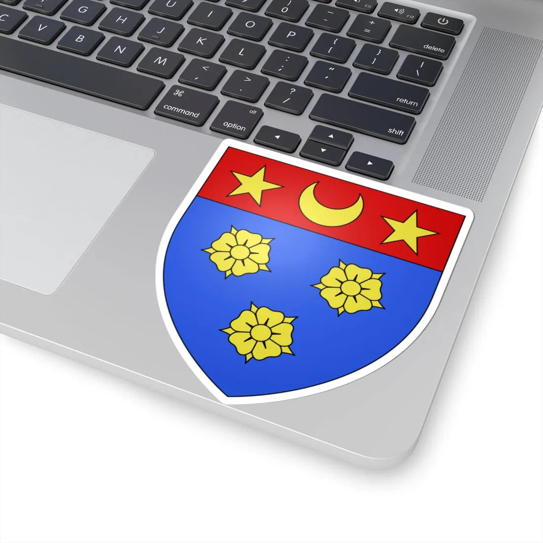 Blason ville ca Longueuil Québec (Canada) (Coat of Arms) STICKER Vinyl Kiss-Cut Decal - The Sticker Space