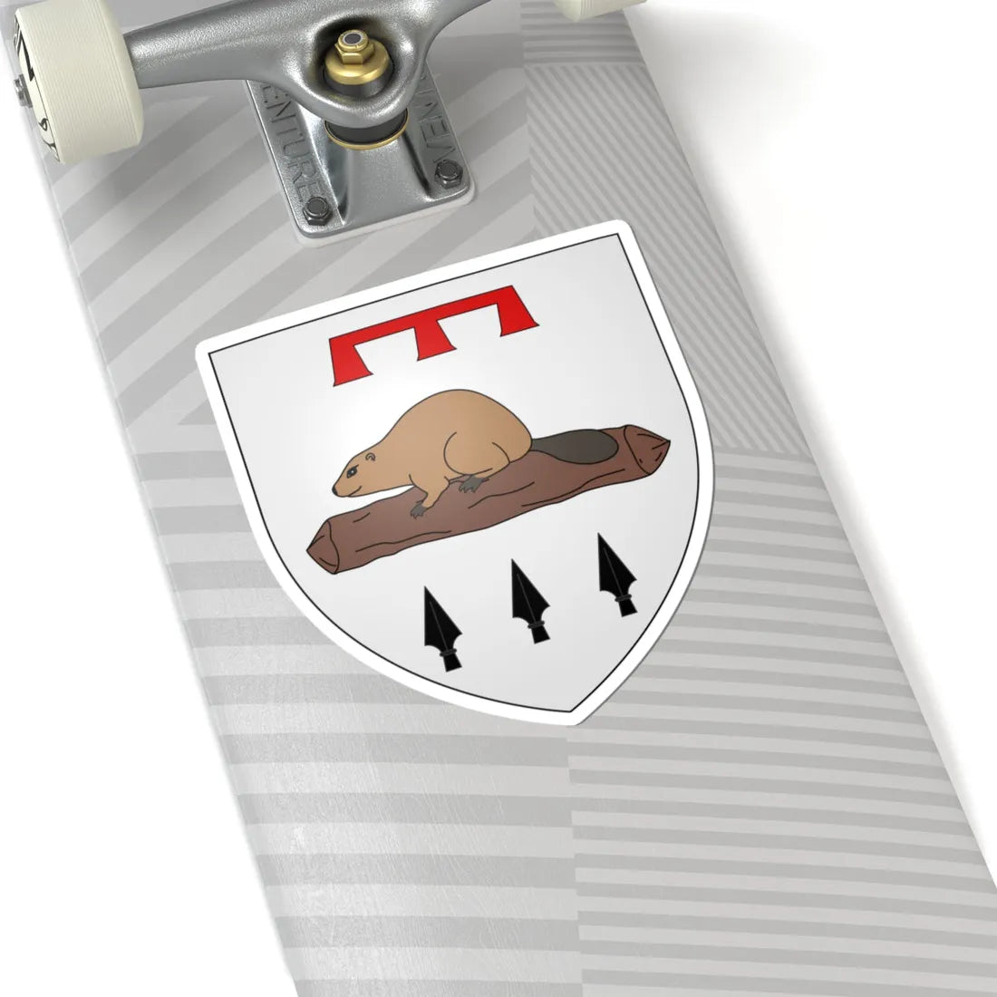 Blason ville ca Matane Québec (Canada) (Coat of Arms) STICKER Vinyl Kiss-Cut Decal - The Sticker Space