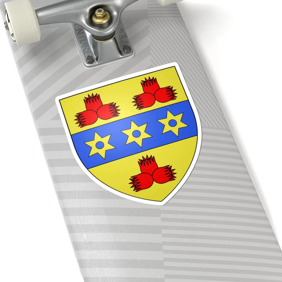 Blason ville ca Montmagny Québec (Canada) (Coat of Arms) STICKER Vinyl Kiss-Cut Decal - The Sticker Space
