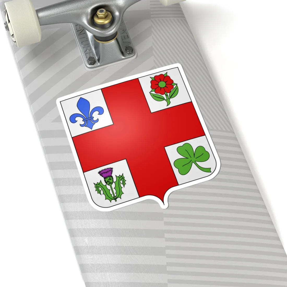 Blason ville ca Montreal Quebec (Canada) (Coat of Arms) STICKER Vinyl Kiss-Cut Decal - The Sticker Space