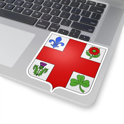 Blason ville ca Montreal Quebec (Canada) (Coat of Arms) STICKER Vinyl Kiss-Cut Decal - The Sticker Space