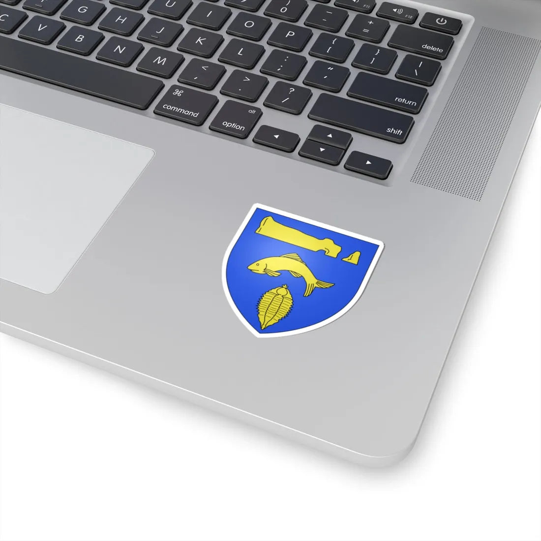 Blason ville ca Percé Québec (Canada) (Coat of Arms) STICKER Vinyl Kiss-Cut Decal - The Sticker Space