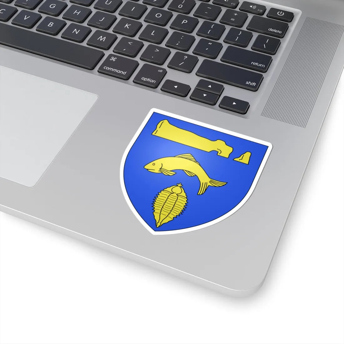 Blason ville ca Percé Québec (Canada) (Coat of Arms) STICKER Vinyl Kiss-Cut Decal - The Sticker Space