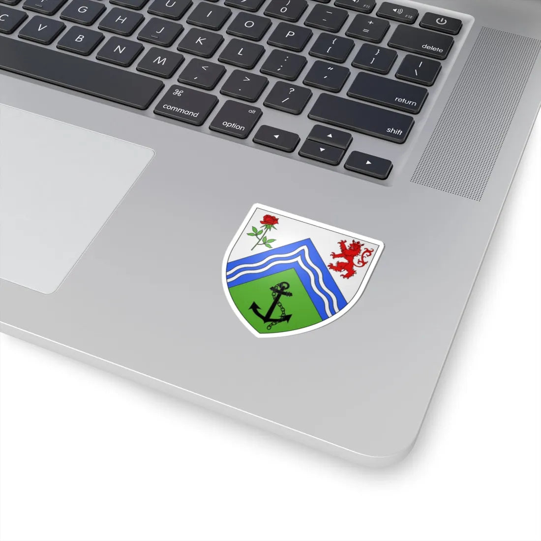 Blason ville ca Pointe-des-Cascades Québec (Canada) (Coat of Arms) STICKER Vinyl Kiss-Cut Decal - The Sticker Space