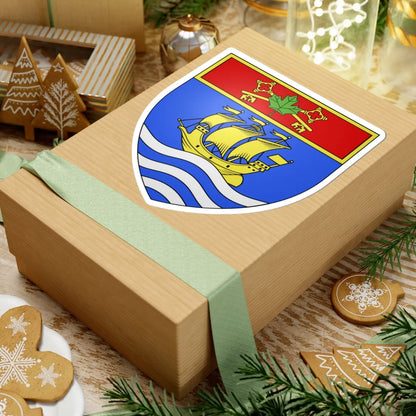 Blason ville ca Quebec Quebec (Canada) (Coat of Arms) STICKER Vinyl Kiss-Cut Decal - The Sticker Space