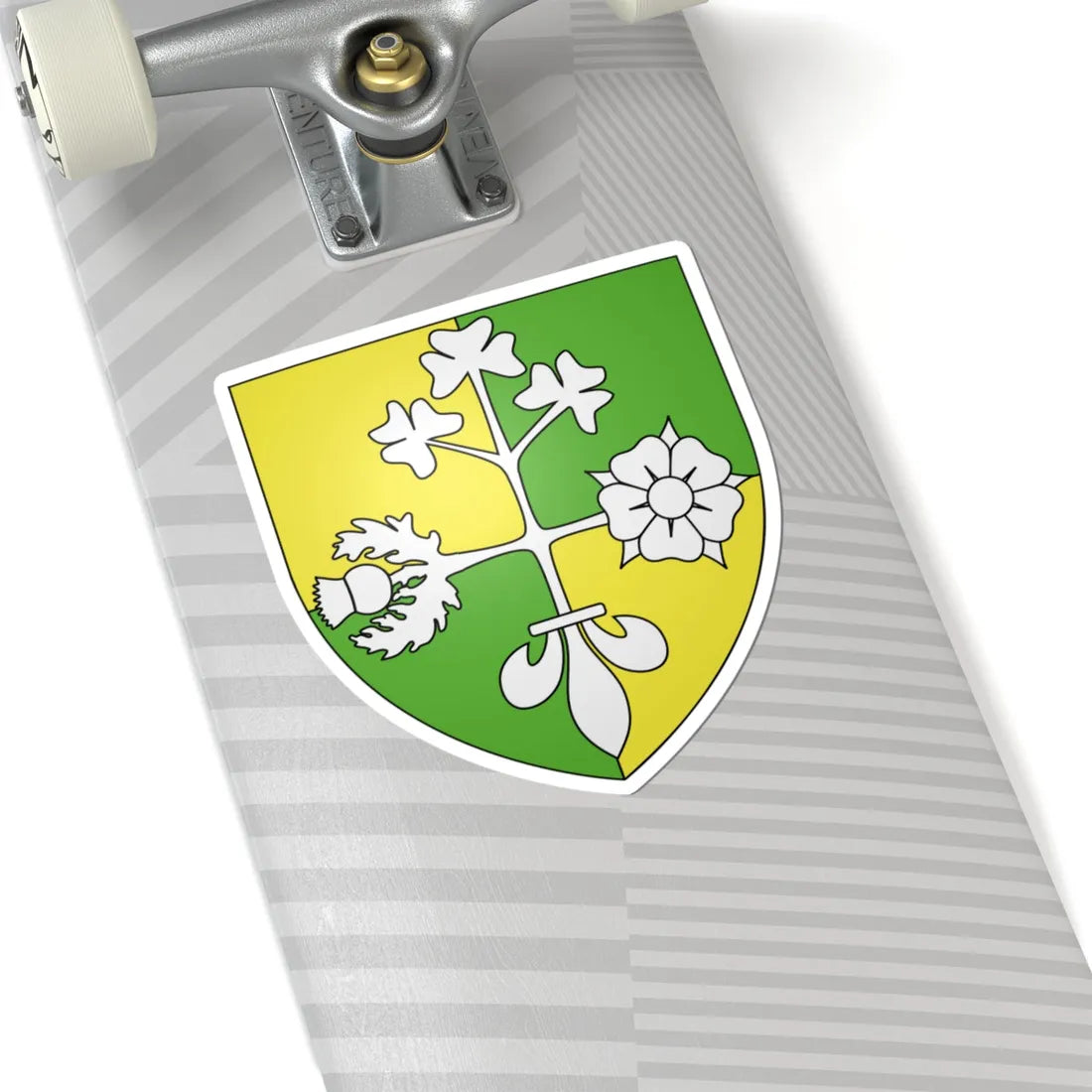 Blason Ville ca Richmond (Canada) (Coat of Arms) STICKER Vinyl Kiss-Cut Decal - The Sticker Space