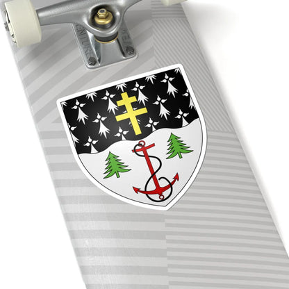 Blason ville ca Rimouski Québec (Canada) (Coat of Arms) STICKER Vinyl Kiss-Cut Decal - The Sticker Space