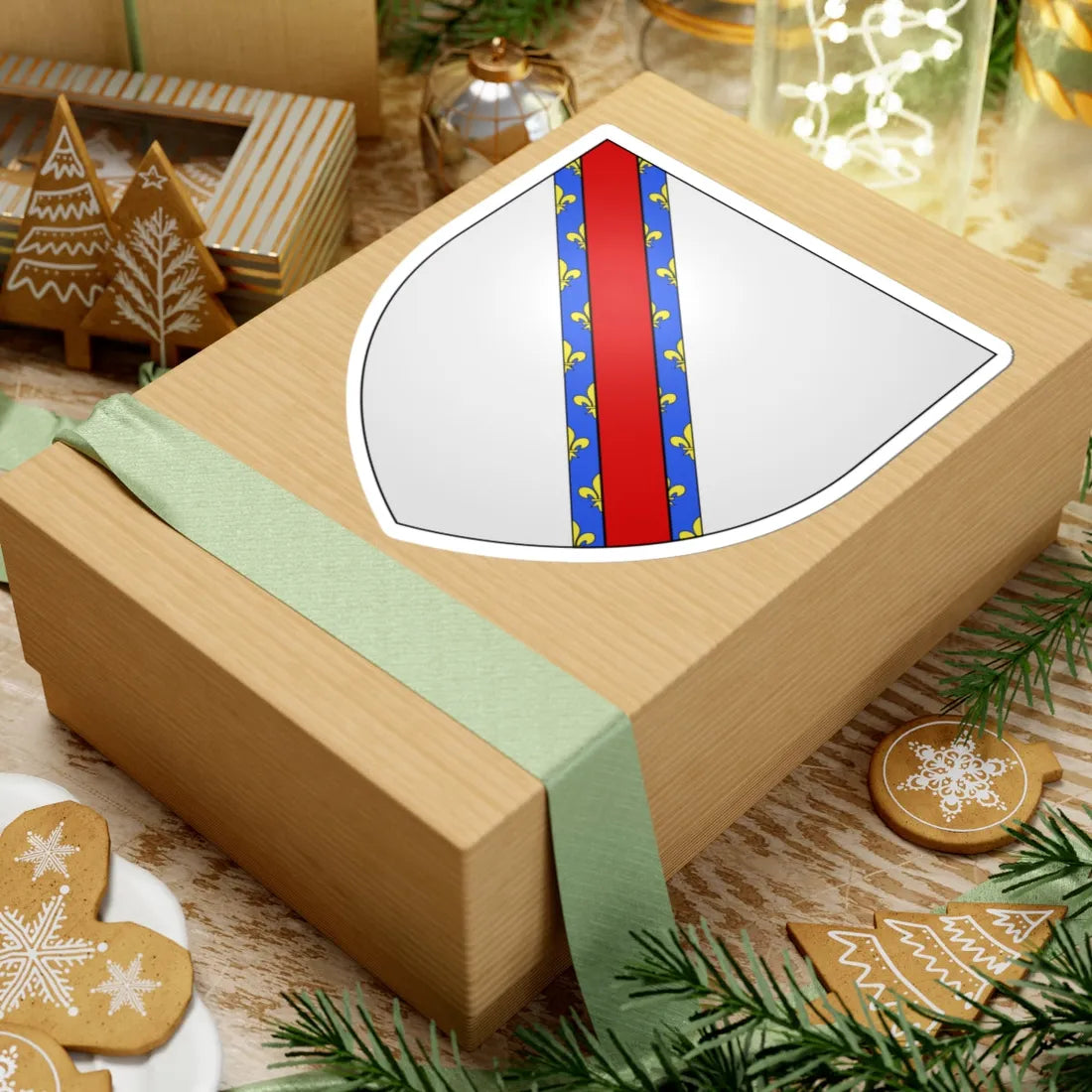 Blason ville ca Roberval 1903 Québec (Canada) (Coat of Arms) STICKER Vinyl Kiss-Cut Decal - The Sticker Space