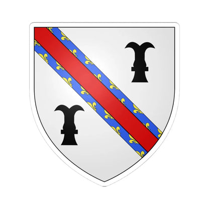 Blason ville ca Roberval 1959 Québec (Canada) (Coat of Arms) STICKER Vinyl Kiss-Cut Decal 4 Inch White - The Sticker Space