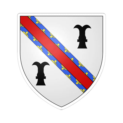 Blason ville ca Roberval 1959 Québec (Canada) (Coat of Arms) STICKER Vinyl Kiss-Cut Decal 6 Inch White - The Sticker Space