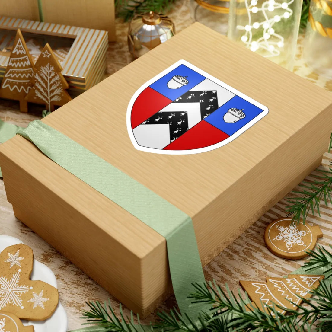 Blason ville ca Saint-Bruno-de-Montarville (Canada) (Coat of Arms) STICKER Vinyl Kiss-Cut Decal - The Sticker Space