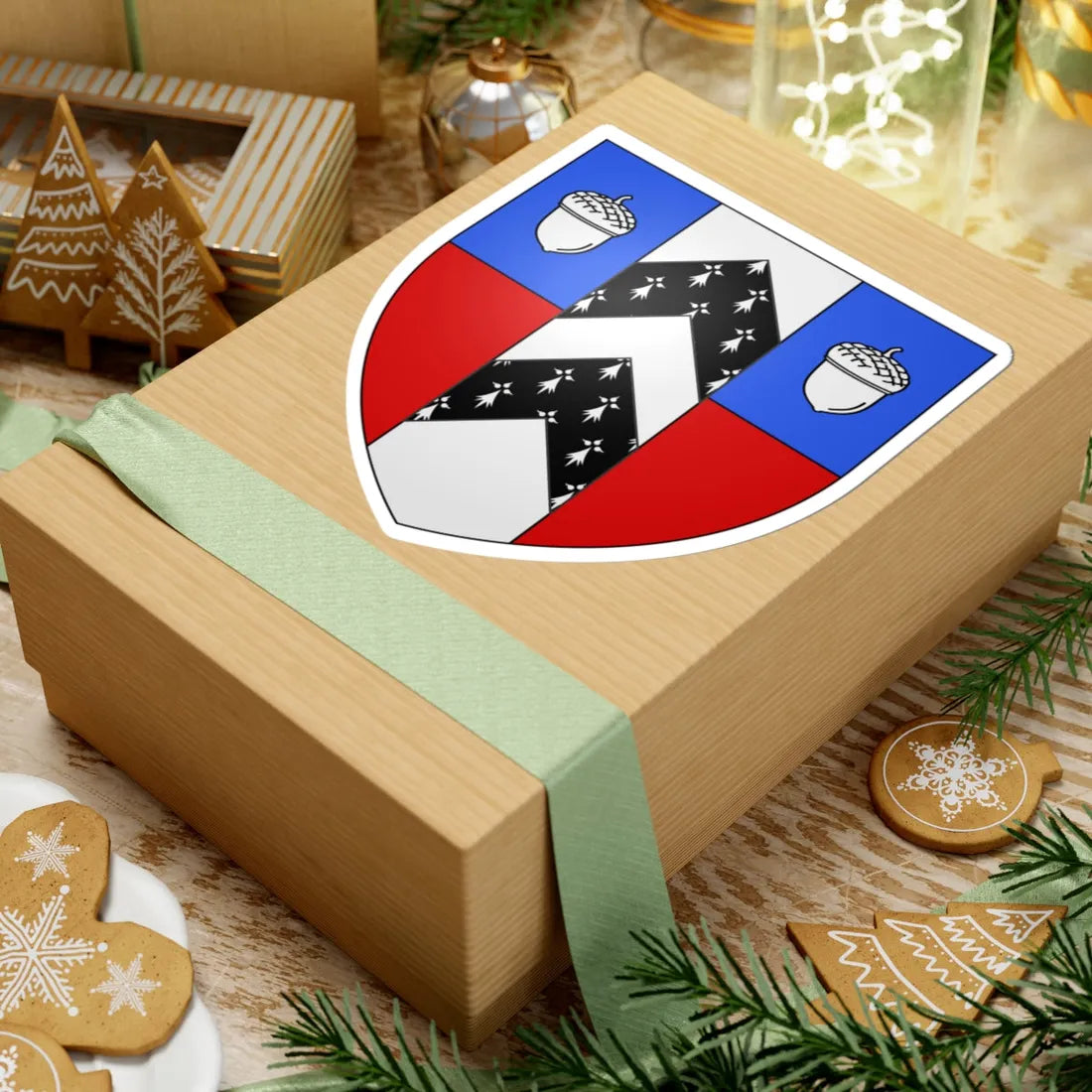 Blason ville ca Saint-Bruno-de-Montarville (Canada) (Coat of Arms) STICKER Vinyl Kiss-Cut Decal - The Sticker Space