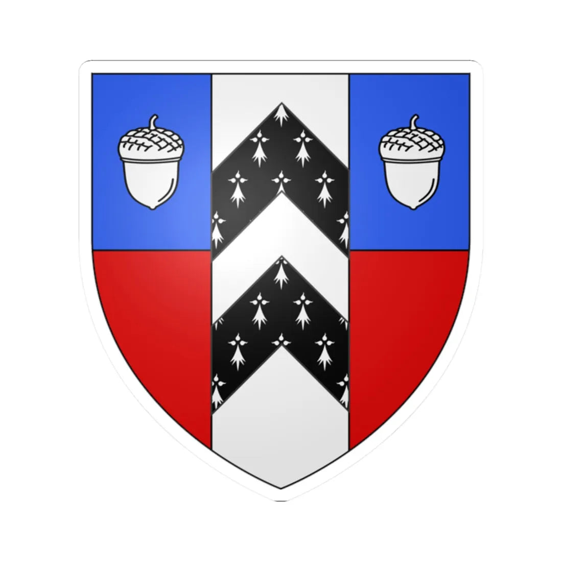 Blason ville ca Saint-Bruno-de-Montarville (Canada) (Coat of Arms) STICKER Vinyl Kiss-Cut Decal - The Sticker Space