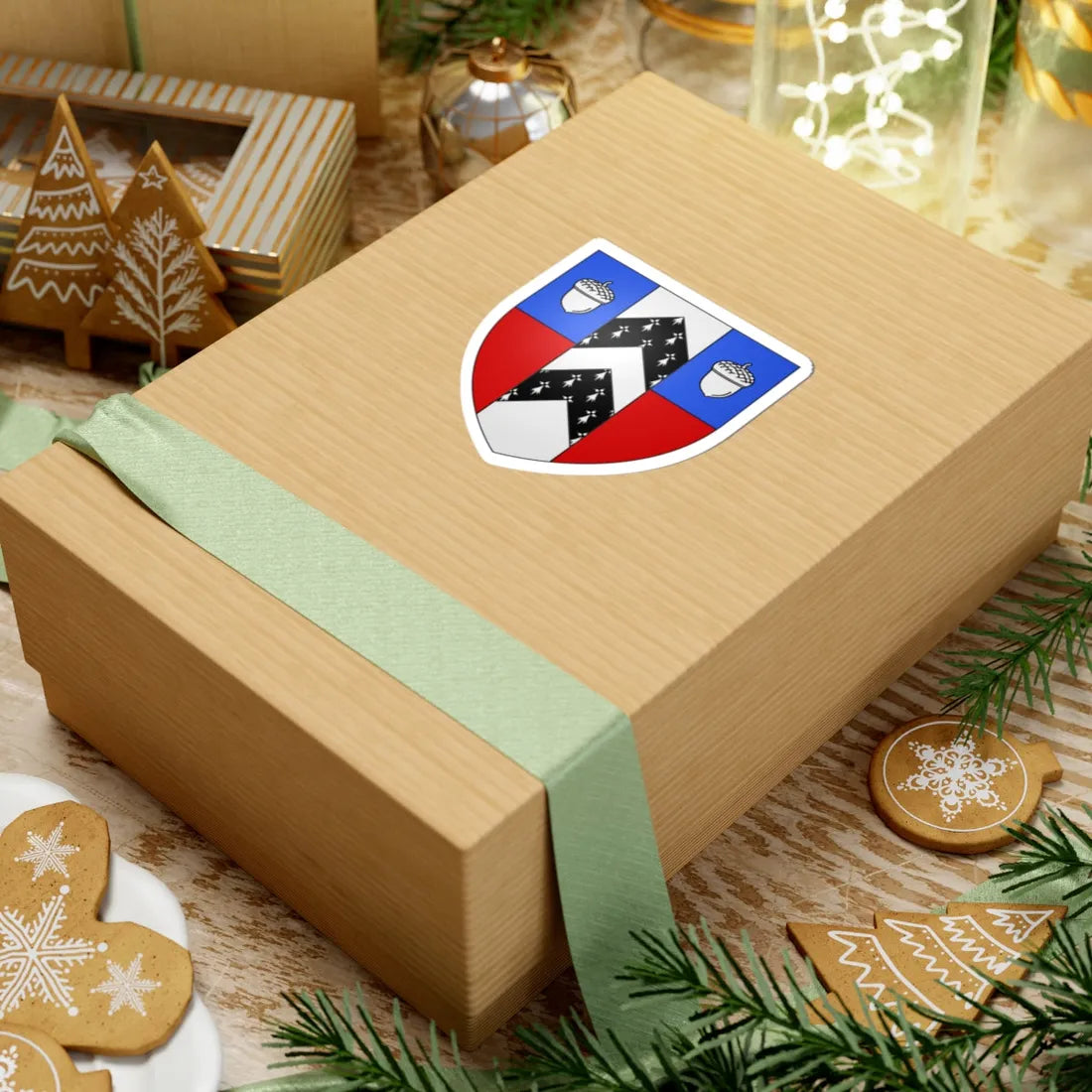 Blason ville ca Saint-Bruno-de-Montarville (Canada) (Coat of Arms) STICKER Vinyl Kiss-Cut Decal - The Sticker Space