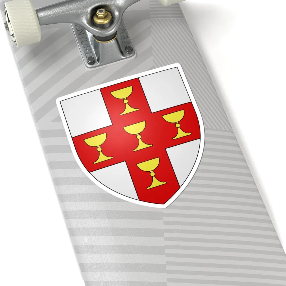 Blason ville ca Saint-Calixte Québec (Canada) (Coat of Arms) STICKER Vinyl Kiss-Cut Decal - The Sticker Space