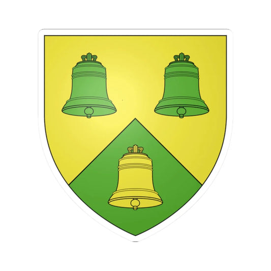 Blason ville ca Saint-Fabien-de-Panet Québec (Canada) (Coat of Arms) STICKER Vinyl Kiss-Cut Decal 2 Inch White - The Sticker Space