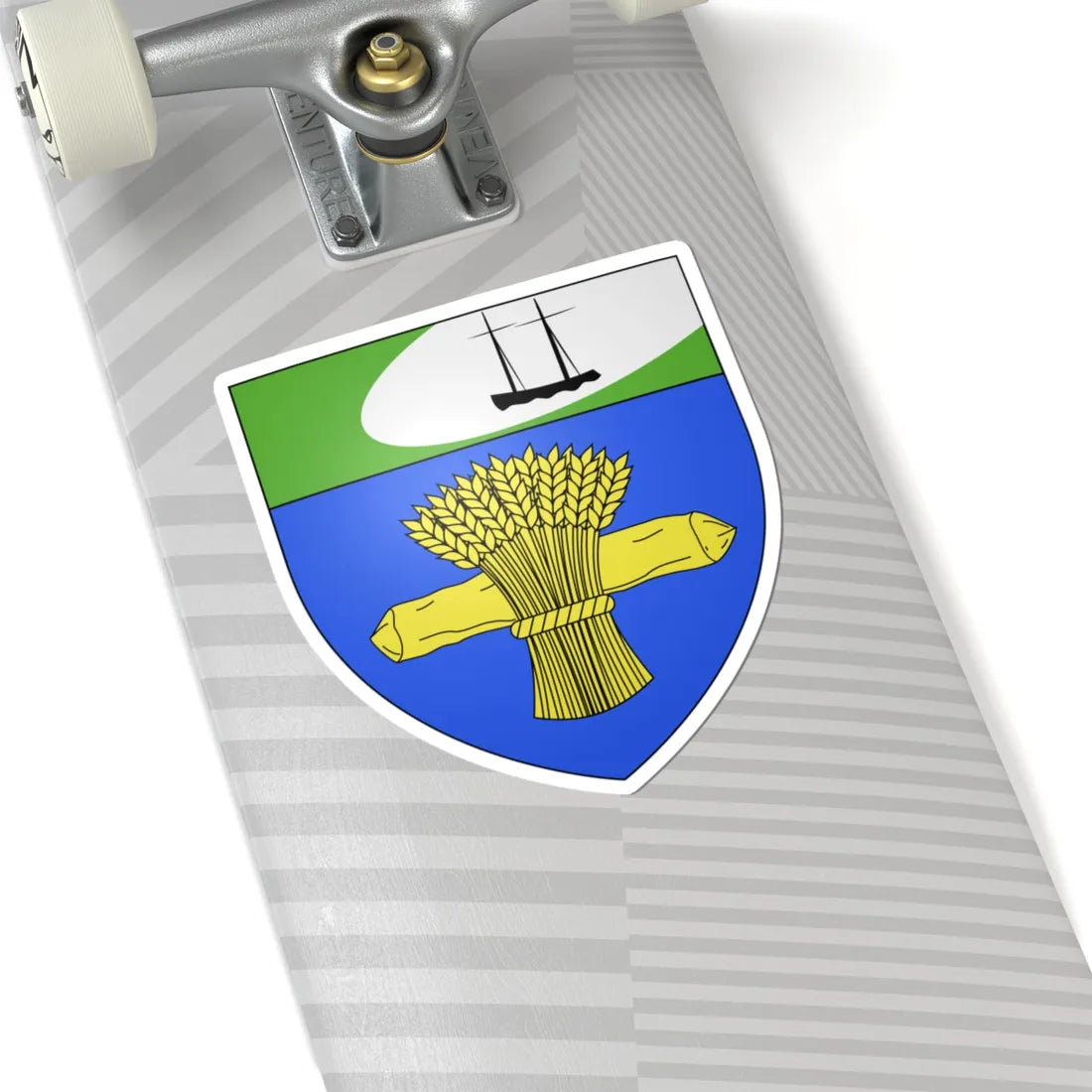 Blason ville ca Saint-fulgence Québec (Canada) (Coat of Arms) STICKER Vinyl Kiss-Cut Decal - The Sticker Space