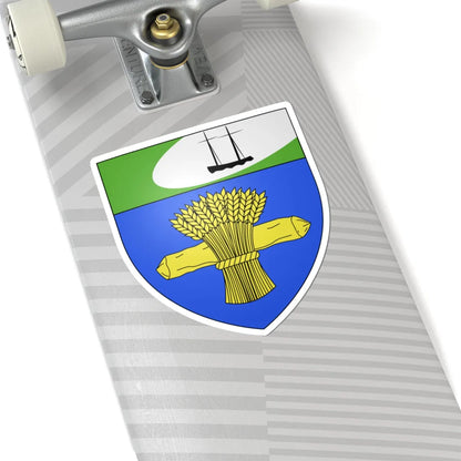 Blason ville ca Saint-fulgence Québec (Canada) (Coat of Arms) STICKER Vinyl Kiss-Cut Decal - The Sticker Space
