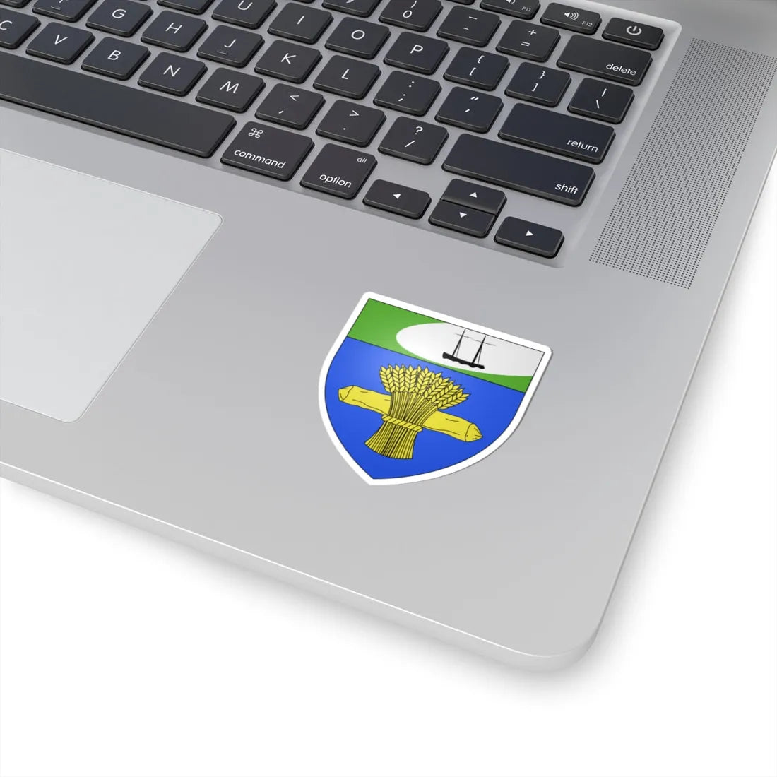 Blason ville ca Saint-fulgence Québec (Canada) (Coat of Arms) STICKER Vinyl Kiss-Cut Decal - The Sticker Space