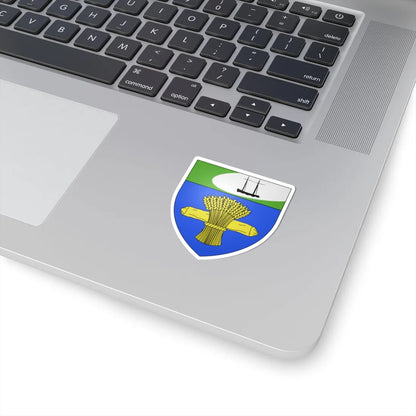 Blason ville ca Saint-fulgence Québec (Canada) (Coat of Arms) STICKER Vinyl Kiss-Cut Decal - The Sticker Space