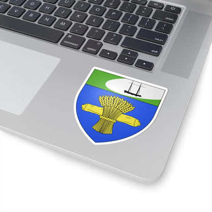 Blason ville ca Saint-fulgence Québec (Canada) (Coat of Arms) STICKER Vinyl Kiss-Cut Decal - The Sticker Space