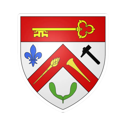 Blason ville ca Saint-Gédéon-de-Beauce Québec (Canada) (Coat of Arms) STICKER Vinyl Kiss-Cut Decal 2 Inch White - The Sticker Space