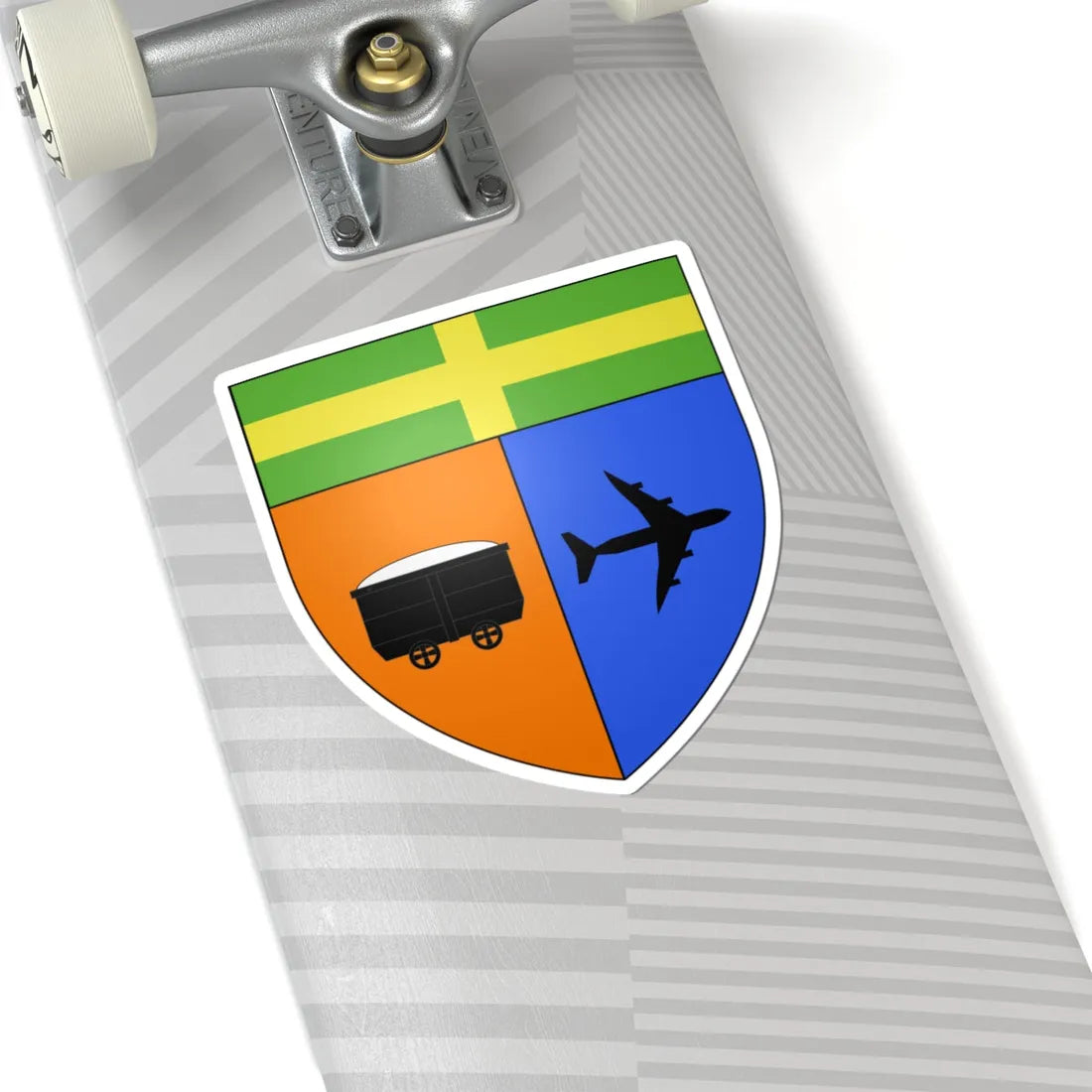 Blason ville ca Saint-Honoré Québec (Canada) (Coat of Arms) STICKER Vinyl Kiss-Cut Decal - The Sticker Space
