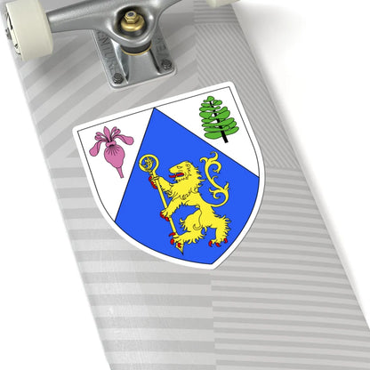 Blason ville ca Saint-Jérôme Québec (Canada) (Coat of Arms) STICKER Vinyl Kiss-Cut Decal - The Sticker Space