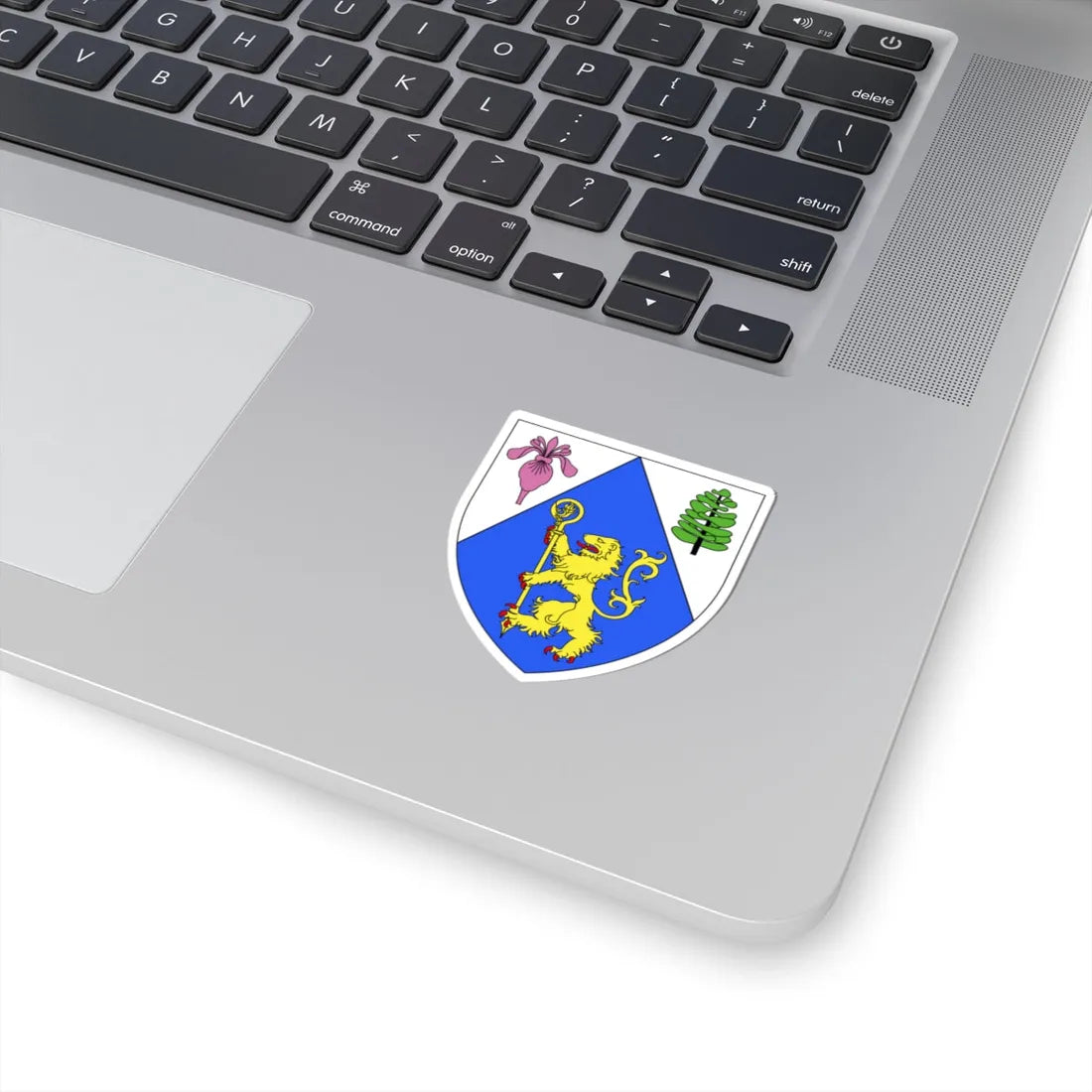 Blason ville ca Saint-Jérôme Québec (Canada) (Coat of Arms) STICKER Vinyl Kiss-Cut Decal - The Sticker Space