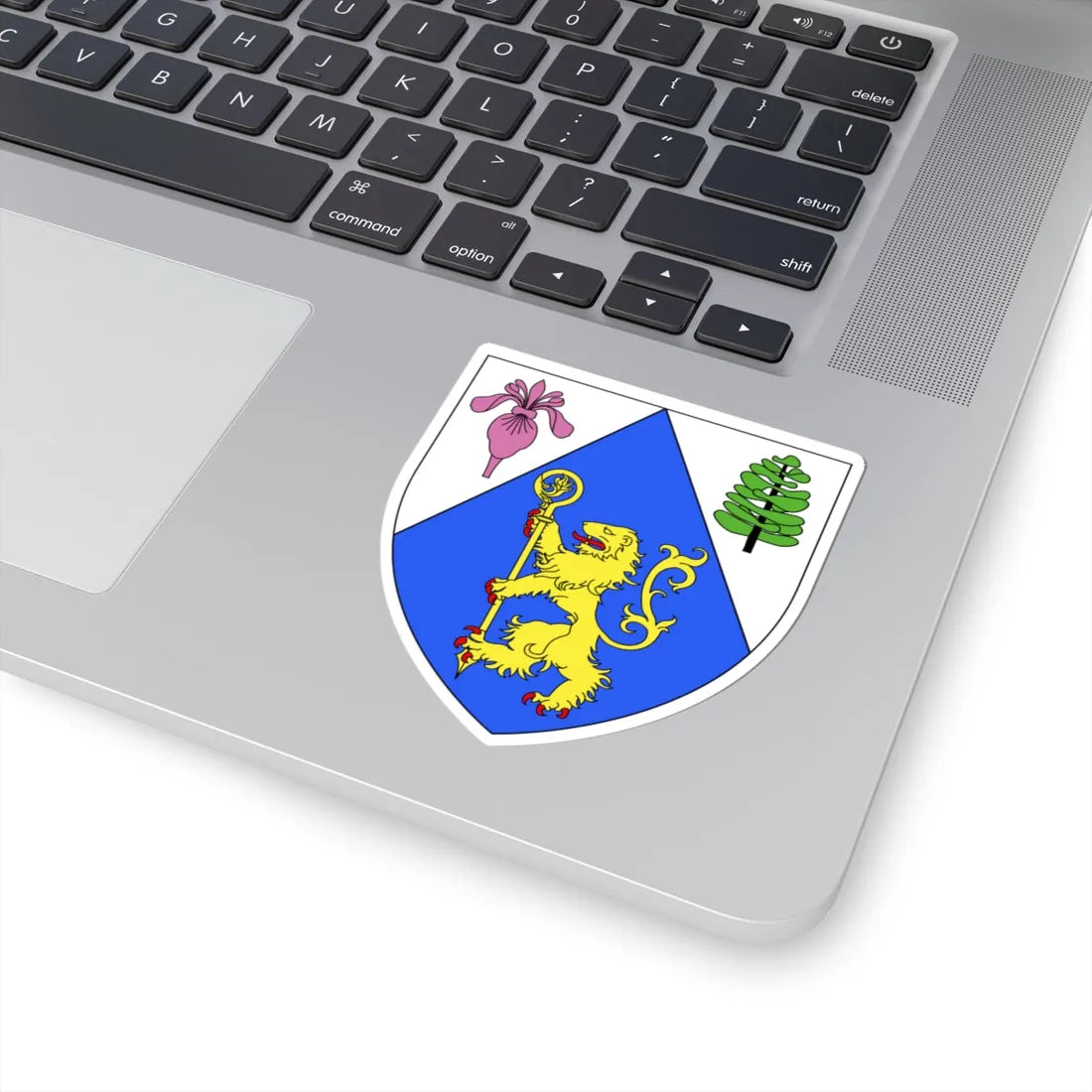 Blason ville ca Saint-Jérôme Québec (Canada) (Coat of Arms) STICKER Vinyl Kiss-Cut Decal - The Sticker Space