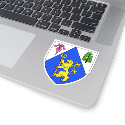 Blason ville ca Saint-Jérôme Québec (Canada) (Coat of Arms) STICKER Vinyl Kiss-Cut Decal - The Sticker Space