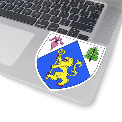 Blason ville ca Saint-Jérôme Québec (Canada) (Coat of Arms) STICKER Vinyl Kiss-Cut Decal - The Sticker Space