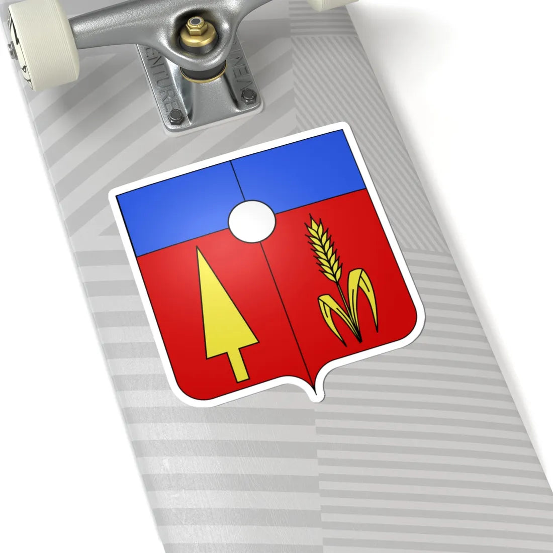 Blason ville ca Saint-Tharcisius Québec (Canada) (Coat of Arms) STICKER Vinyl Kiss-Cut Decal - The Sticker Space