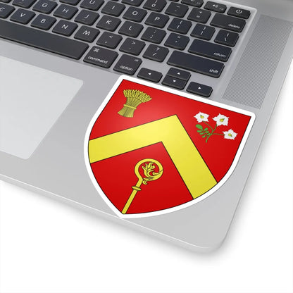 Blason ville ca Saint-Ubalde Québec (Canada) (Coat of Arms) STICKER Vinyl Kiss-Cut Decal - The Sticker Space