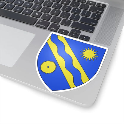 Blason ville ca Sainte-Apolline-de-Patton Québec (Canada) (Coat of Arms) STICKER Vinyl Kiss-Cut Decal - The Sticker Space