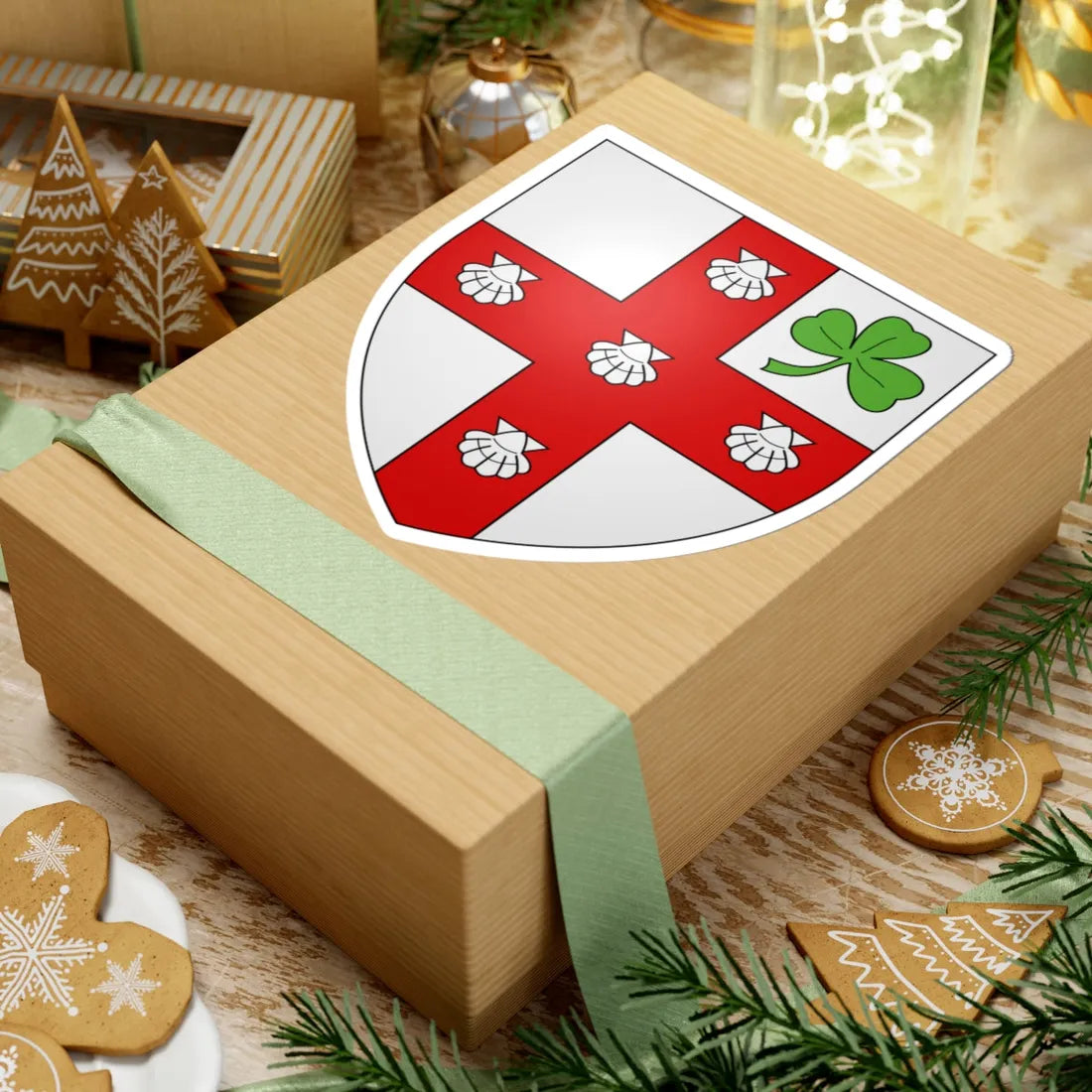 Blason ville ca Sainte-Brigitte-de-Laval Québec (Canada) (Coat of Arms) STICKER Vinyl Kiss-Cut Decal - The Sticker Space